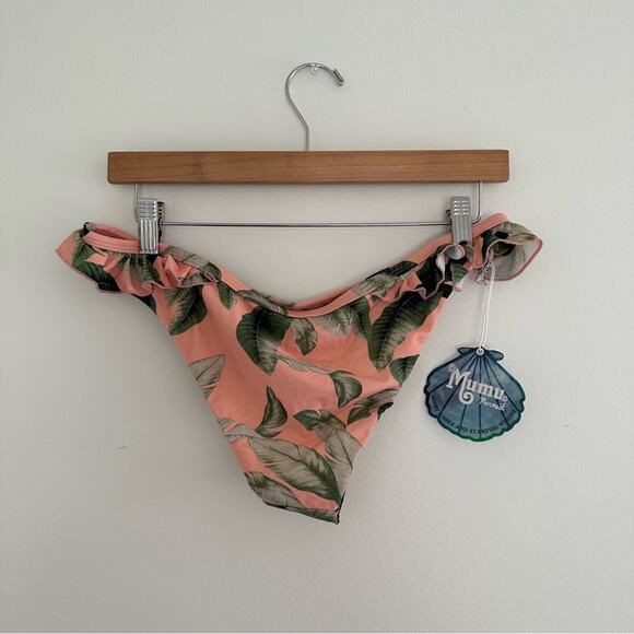NWT Show Me Your Mumu Palm Print Bikini Bottoms - Picture 3 of 7